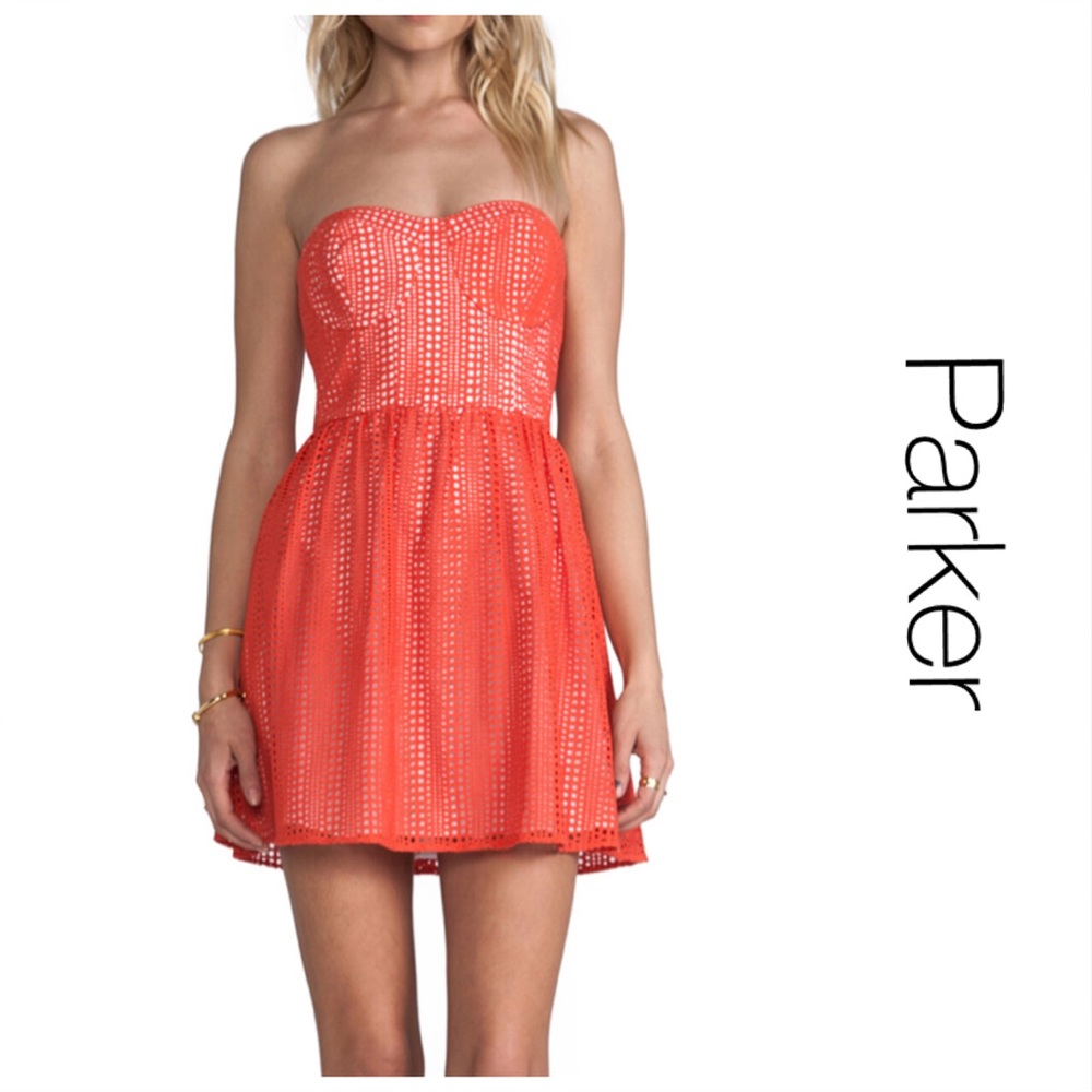 Parker Eyelet Bralette Mini Dress S